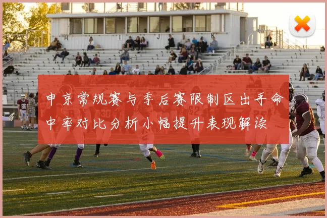 申京常规赛与季后赛限制区出手命中率对比分析小幅提升表现解读